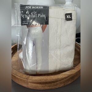 Joe Boxer Men's White Thermal Pants XL